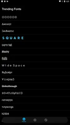 Fonts+ android App screenshot 0